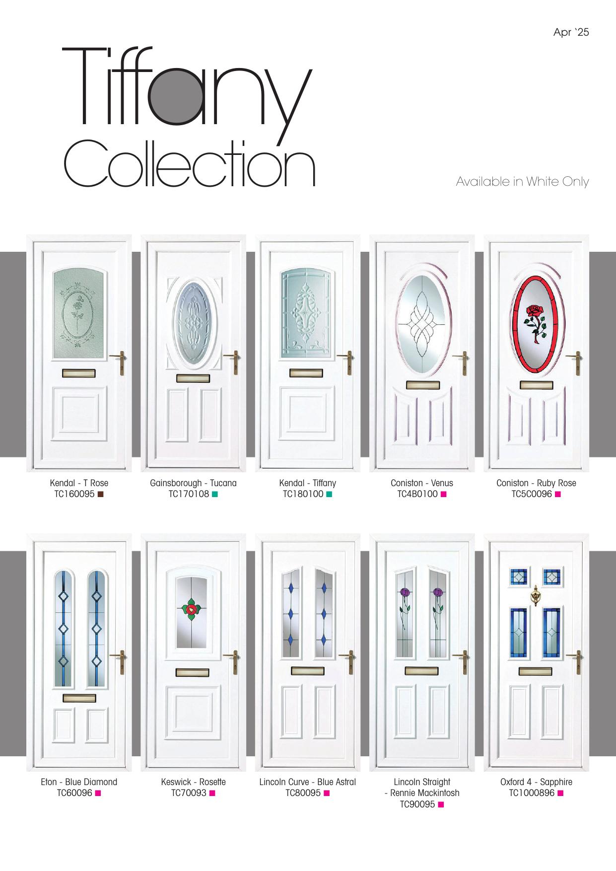 Tiffany brochure cover
